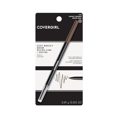 COVERGIRL Easy Breezy Brow Micro-Fine Pencil, Pack of 2