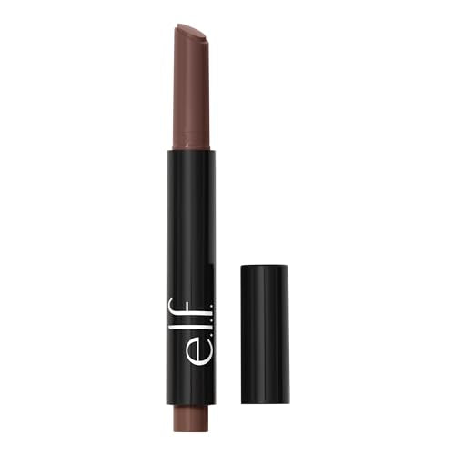 e.l.f. Pout Clout Lip Plumping Pen, Nourishing Lip Balm For Sheer Color & Shine, Plumps & Moisturizes, Vegan & Cruelty-Free, Bust A Mauve