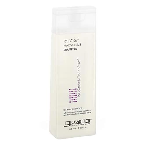 GIOVANNI Root 66 Max Volume Shampoo - For Fine Lifeless Hair, Rich in Nutrients, Volumizing Shampoo, Infused with Natural Botanical Ingredients, Helps Strengthen Hair, Color Safe - 8.5 oz