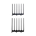 Scissor Clipper Over Comb - Barber Hair Cutting Tool with Jumbo Guide for DIY Home Haircuts (Black)