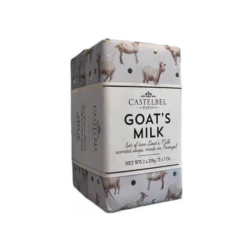 2 (7oz) Castelbel Bars - Goat's MIlk Scented Soap