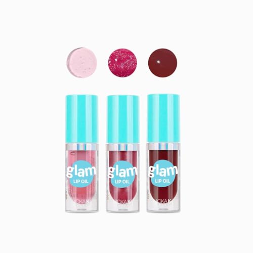 NICKA K NEW YORK Soft and Full Glam Tinted Lip Oil Set (Full Glam)