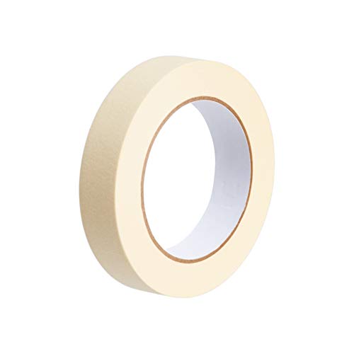 Amazon Basics Masking Tape, 0.94 Inch by 180 Feet, 6 Rolls, Beige