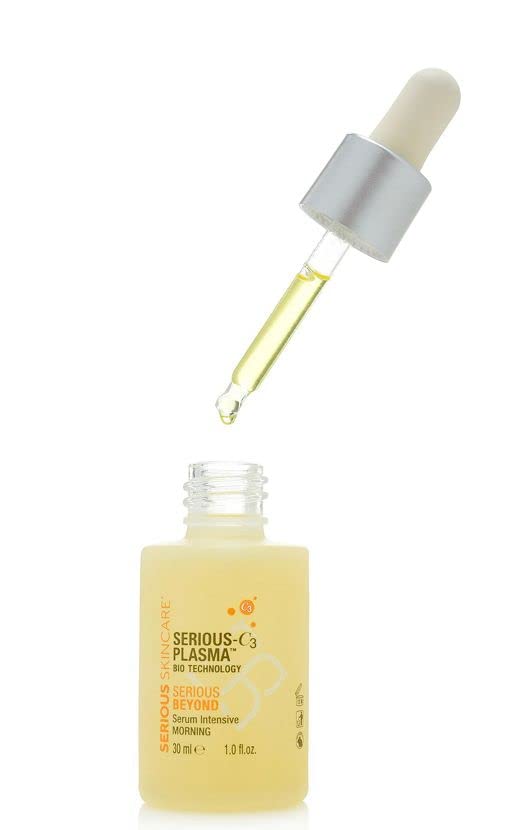 Serious Skincare - Serious Beyond Intensive 60 Day Facial Treatment - Visibly Smooth Fine Lines, Wrinkles and Pores - Face and Neck - Hydrolyzed Collagen - Peptides - AM Serum 1 oz., PM Serum 1 oz.