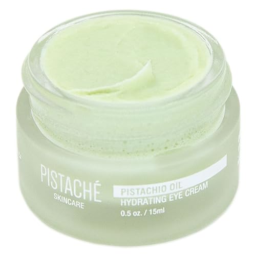 Pistach? Skincare Pistachio Oil Eye Cream | Hydrating & Brightening Cream with Vitamin E & Antioxidants | Reduces Dark Circles & Smoothes, 0.5 oz