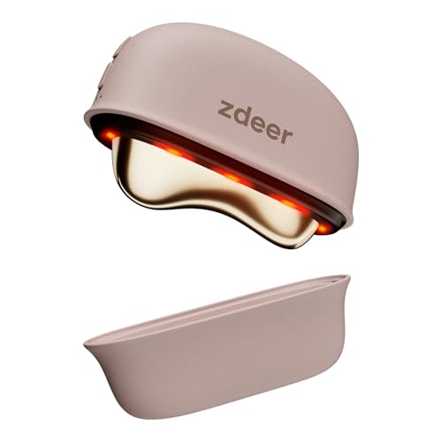 ZDEER GS5 Heated Gua Sha Facial Massager with Red Light Therapy