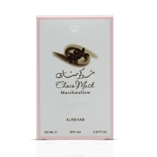 Al-Rehab Choco Musk Marshmallow Unisex Eau de Parfum 3.4oz - Long-Lasting Sweet Fragrance