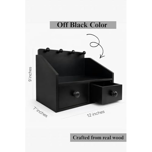Mens Organizer,Cologne Organizer for Men with Drawer,Perfume Organizer,Cologne Stand,Perfume Stand,Bathroom Countertop Storage,Shelf for Dresser,Mens Bedroom Gift