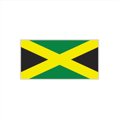 Jamaica Flag Temporary Tattoos - 30 Sheets for Fans