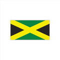 Jamaica Flag Temporary Tattoos - 30 Sheets for Fans