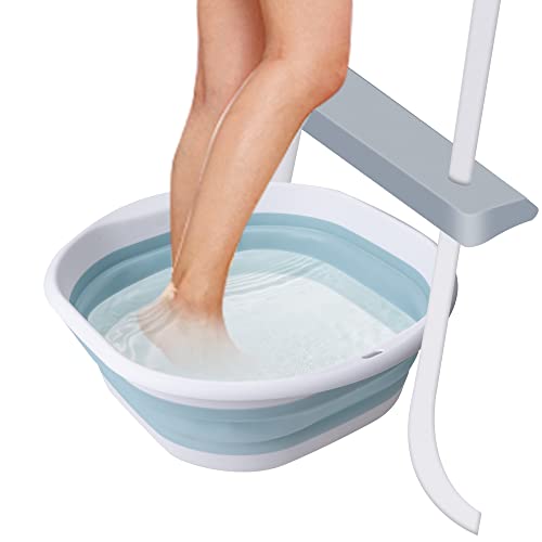 Collapsible Foot Bath Basin for Above Ground Pools - Large Capacity