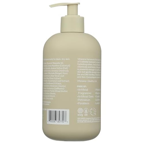 Hydrating Hand & Body Lotion, 16?oz ? Fragrance?Free, 99% Plant?Derived with 2% Colloidal Oatmeal, EWG Verified, Hypoallergenic, Paraben?Free, Sulfate?Free, Cruelty?Free