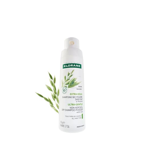 Klorane Dry Shampoo with Oat Milk - Non-Aerosol Powder