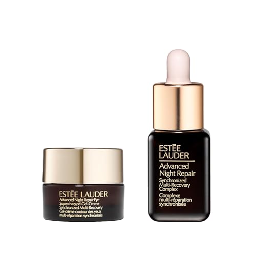 Est?e Lauder Advanced Night Repair Powerful Nighttime Renewal Set | Serum + Eye Gel-Creme Duo with Hyaluronic Acid & Peptides | Hydrating & Anti-Aging