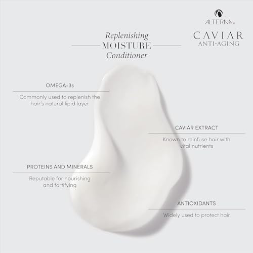 Alterna Haircare CAVIAR Anti-Aging Multiplying Volume Travel Kit - Shampoo, Conditioner, Styling Mist | For Fine, Thin Hair | Light Hold | Sulfate Free