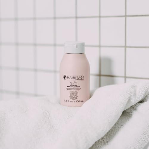 Hairitage Big Flex Bonding Cream Pre-Treatment + Mask with Biotin - Damaged Hair Repair - Formulated with Biotin + Cupuacu Butter - Nourishes Hair + Reduces Breakage, 4 oz.