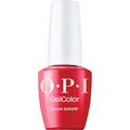 OPI GelColor LED Cure Gel Nail Polish - Blue & Green Shades, Cajun Shrimp Opaque Bright Coral Red