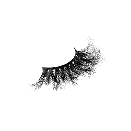 i-ENVY Luxury Mink Collection False Eyelashes 100% Real Mink Glamorous Eye Look Lashes Maximum Fluffiness 3D Multi-Curl Angle (1 Pack)