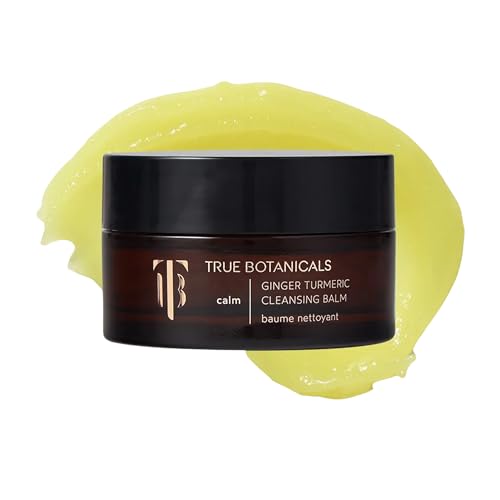 True Botanicals Ginger Turmeric Cleansing Balm - Hydrating Makeup Remover for Sensitive Skin