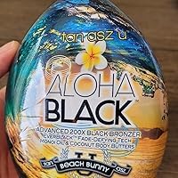 Tan Asz U Aloha Black 200X Advanced Black Bronzer Tanning Lotion, 13.5 oz