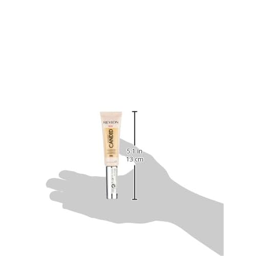 Revlon Concealer Stick, PhotoReady Candid Face Makeup with Anti-Pollution & Antioxidant Ingredients, Longwear Medium-Full Coverage Infused with Caffine,Natural Finish,Oil Free,015 Light, 0.34 Fl Oz