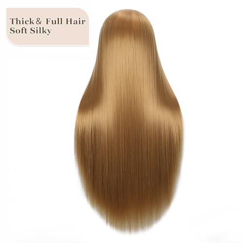 MORRIS 28" Mannequin Head with Clamp – Synthetic Hair Styling