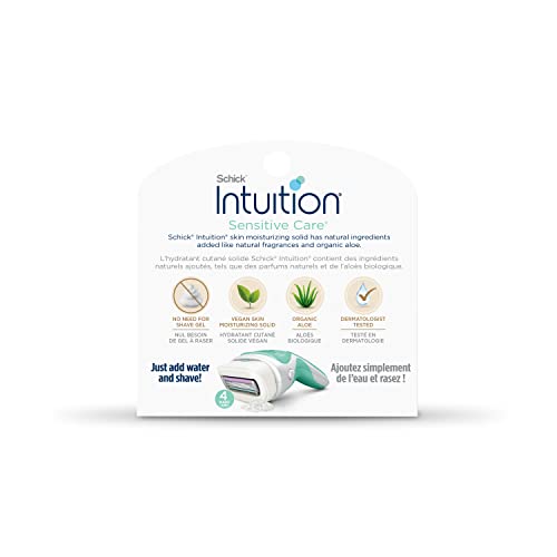 Schick Intuition Sensitive Care Razor Refills, 6-Count
