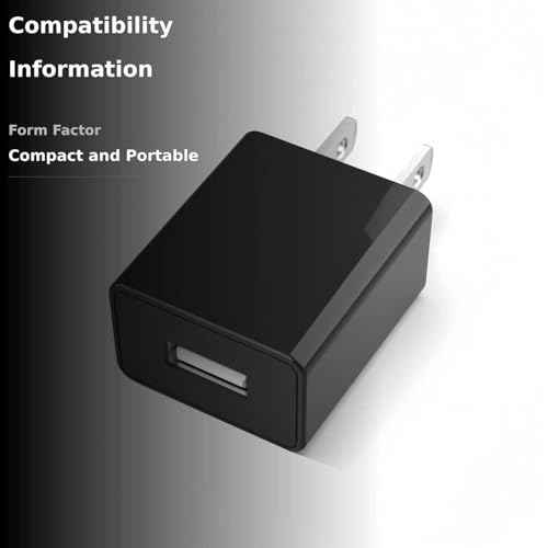 USB Charger Compatible with Philips Norelco Shavers 2400, 3600, 3900 & Multigroom Series 5000, 7000 - for OneBlade QP2724 Trimmer & Shaver - USB Wall Adapter 5V