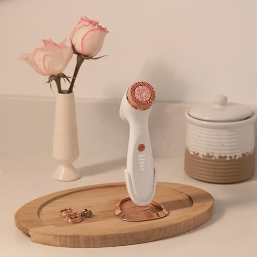 Nu Skin LumiSpa iO Stand | Luxurious Rose Gold Finish | Elegant, Compact, and Space-Saving Design | Secure, Durable, Slip-Resistant | Ideal for Vanity and Bathroom Display