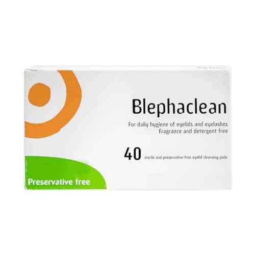 Blephaclean 40 Sterile Eyelid Wipes For Blepharitis by Blephaclean