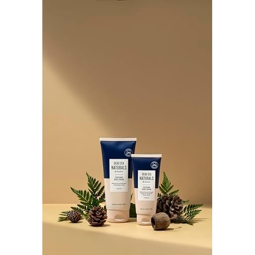 Dead Sea Naturals Soothing Body Cream - rich & nourishing, hydrates intensely, provides instant comfort relief, and softens,enriched with exclusive Dead Sea Minerals, 6.7 Fl.Oz