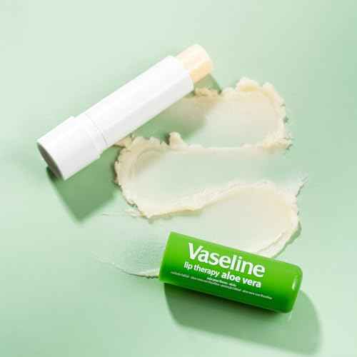 Vaseline Lip Therapy Aloe Fresh 8-Pack ? Moisturizing Lip Balm for Very Dry Lips, 0.16 Oz Ea
