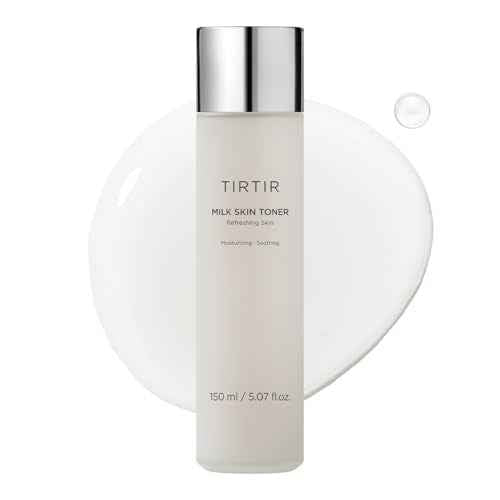 TIRTIR Milk Skin Rice Toner - Deep Moisturizing, Hydrating and Refreshing for face, Niacinamide, Ceramide, Rice Bran Extract, Nature-Oriented Ingredients, Korean Skin Care, Vegan, 150ml / 5.07 fl.oz.