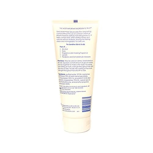 Vanicream Hair Styling Gel, 7 Ounce (Pack of 4)