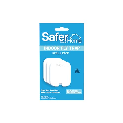 Safer Home SH503 Indoor Plug-In Fly Trap Refill Pack of Glue Cards for SH502 Indoor Fly Trap – 3 Count (Pack of 1)