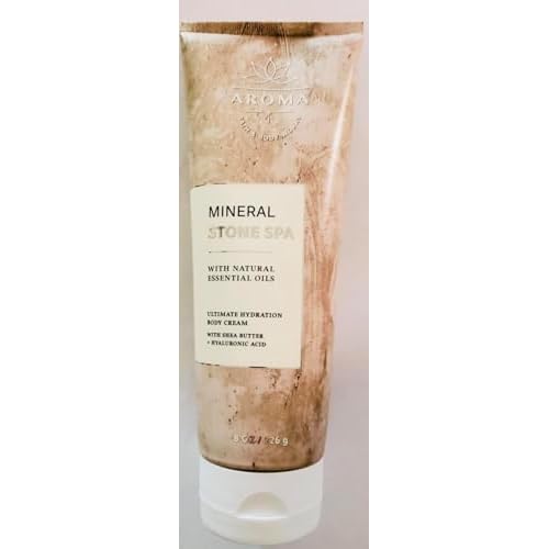 Bath & Body Works Mineral Stone Spa Ultimate Hydration Body Cream 8 Ounces Pack of 2