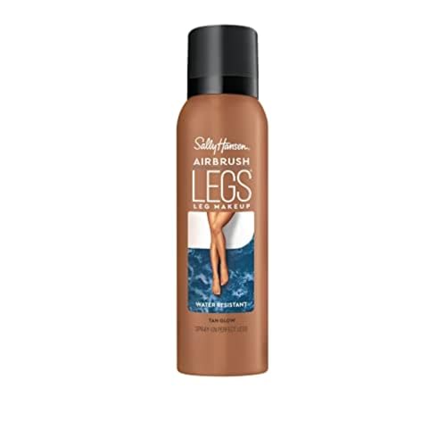 Sally Hansen Airbrush Legs Spray-On Leg makeup Tan Glow 4.4 fl oz - Transfer & Water Resistant