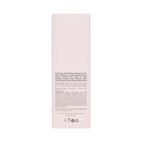 Hairitage Biotin Scalp Density Serum Edge Drops with Rosemary Oil to Prevent Shedding & Promote Longer Thicker Hair Growth + Healthy Scalp, 0.9oz