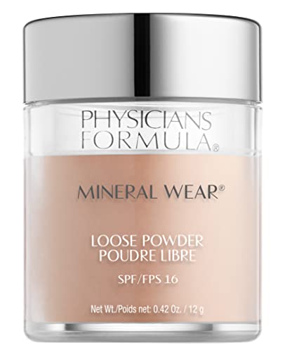 Physicians Formula Mineral Wear Talc-Free Loose Powder Creamy Natural and Translucent Light, Dermatologist Tested