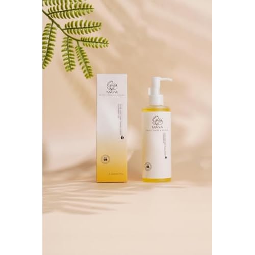MAYA Olive Plant Essence Cleansing Oil ? Makeup Removing Facial Cleanser for All Skin Types, Nourishing Plant Oils, Deep Pore Cleansing, Hydrating & Non-Greasy ? 250 ml