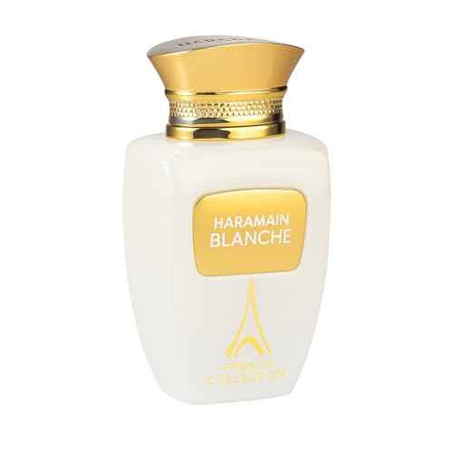 Al Haramain Blanche French Collection - Arabian Perfume for Women and Men - Unisex Perfume - Long Lasting Cologne for Men and Women - 3.3 oz