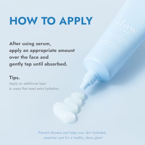 slowpure Splash Hydration Gel Cream - Lightweight Water Gel & Non-Greasy - 65% Birch Sap & 7 Hyaluronic Acids for Instant Cooling & Moisture | Korean Skincare (1.69 fl.oz, 50ml)