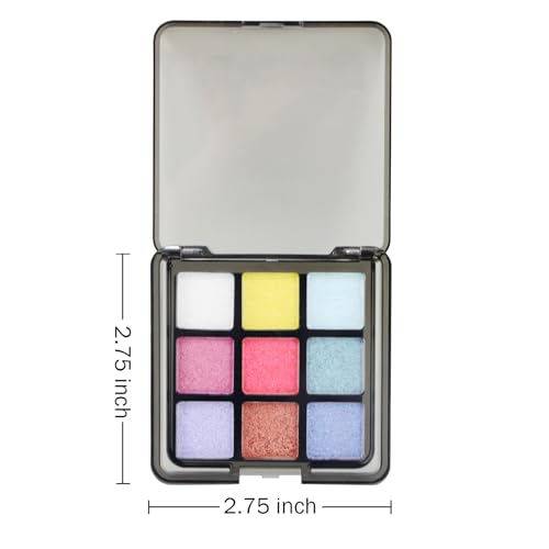 9-Color Chameleon Eyeshadow Palette – Multichrome Shimmer