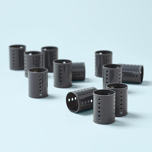 Diane 2-Inch Hair Rollers, 12-Pack Large Vented Curlers for Volume & Blowouts
