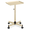 Adjustable Height Salon Rolling Tray with Wheels | Gold