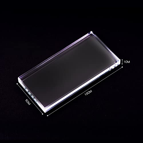 Glass Nail Art Palette 2-Pack | Makeup Mixing Board