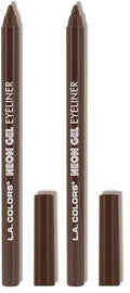 L.A. COLORS Gel Eyeliner Black Brown CP640 (2-Pack)