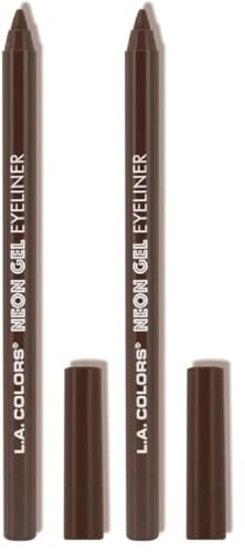 L.A. COLORS Gel Eyeliner Black Brown CP640 (2-Pack)