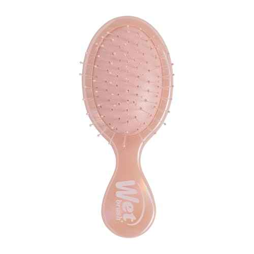 Wet Brush Mini Detangler Hair Brush, Bronze (Iridescence Icon), Detangling Travel Hairbrush, Ultra-Soft IntelliFlex Bristles Glide Through Tangles with Ease, Pain-Free, All Hair Types, Limited Edition