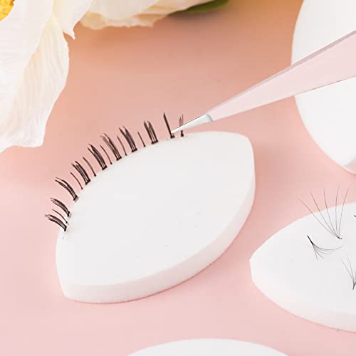 30Pcs Eye-Shaped Lash Extension Practice Sponges